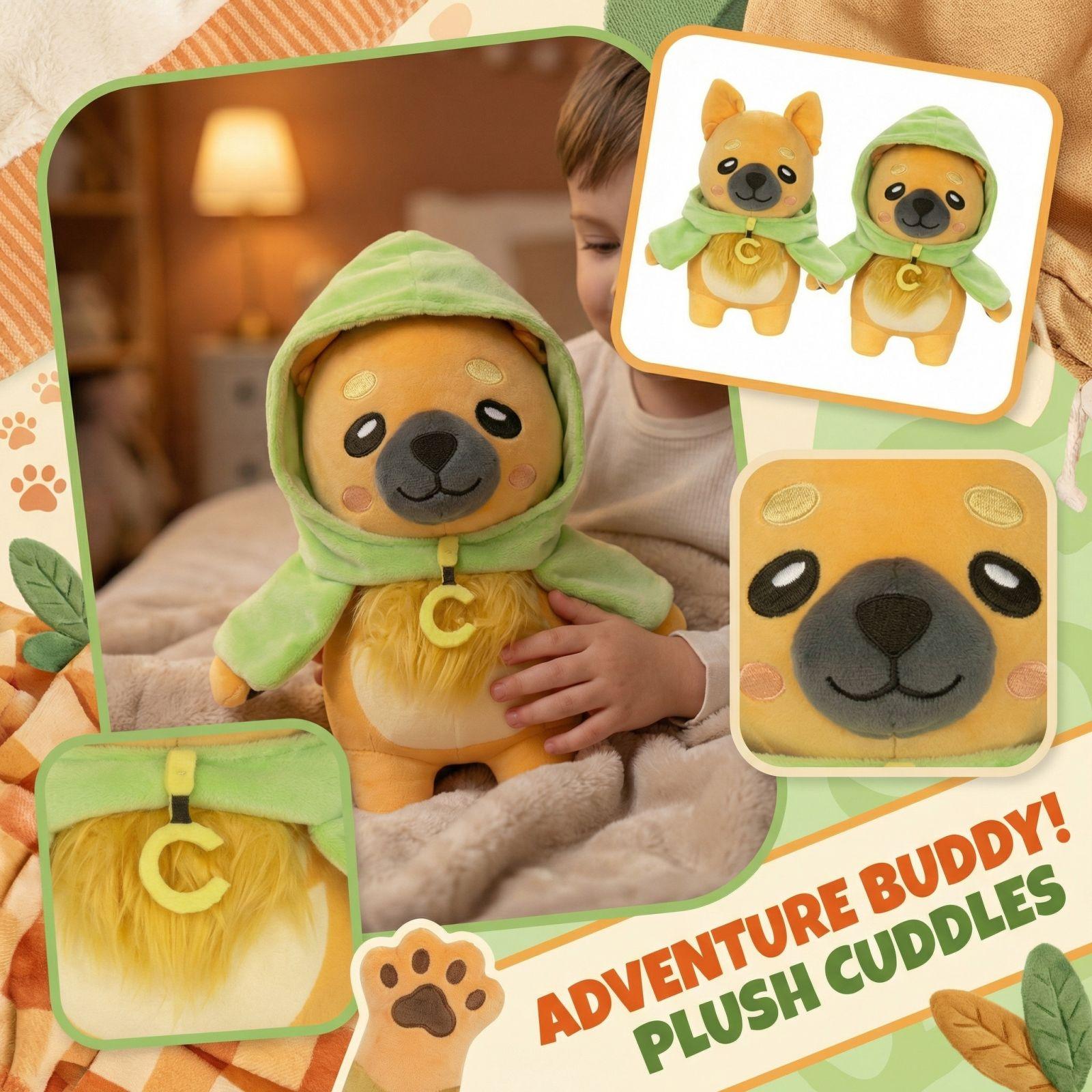 Collectible Stuffed Animal With Green Cloak And C Pendant - Soft Huggable Video Game Merch For Fans Of Strategy Games One Size
Collectible Stuffed Animal With Green Cloak And C Pendant - Soft Huggable Video Game Merch For Fans Of Strategy Games One Size