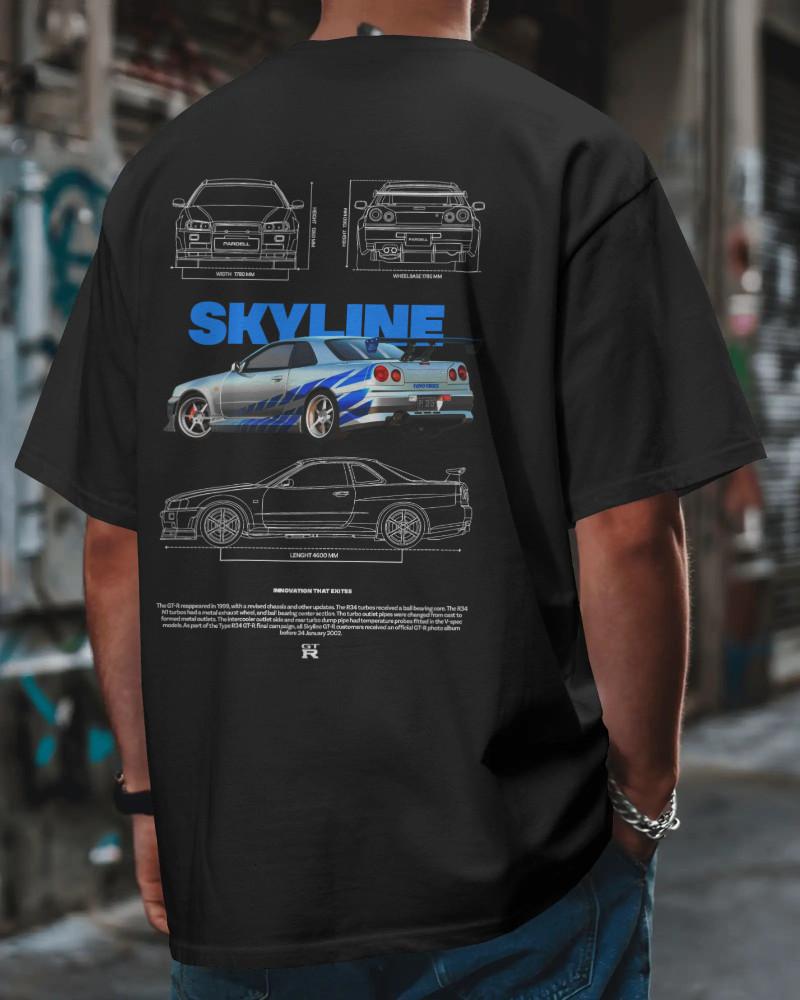 R34 GTR Fan Art T‑Shirt Skyline JDM Drift Car Graphic Unisex Tee S
R34 GTR Fan Art T‑Shirt Skyline JDM Drift Car Graphic Unisex Tee S