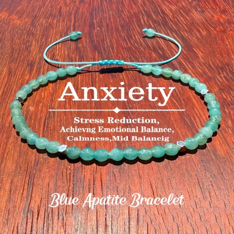 Natural Apatite Bracelet for Anxiety Relief - Green Crystal Exquisite Woven Bracelet, Green Apatite Bracelet for Women зелений
Natural Apatite Bracelet for Anxiety Relief - Green Crystal Exquisite Woven Bracelet, Green Apatite Bracelet for Women зелений