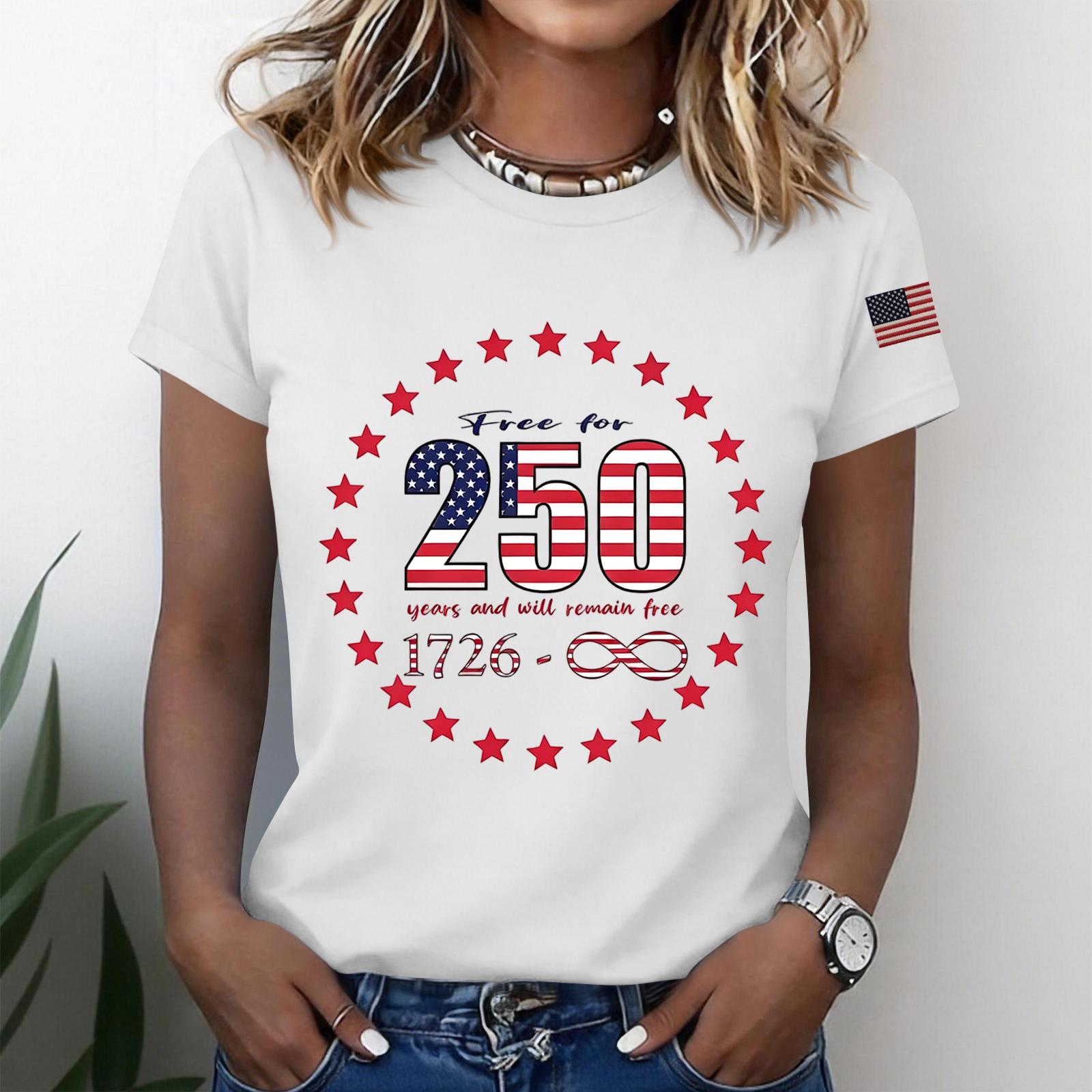 Women s Fashion Casual Printed Short Sleeve Round Neck Pullover Tops XL білий
Women s Fashion Casual Printed Short Sleeve Round Neck Pullover Tops XL білий
