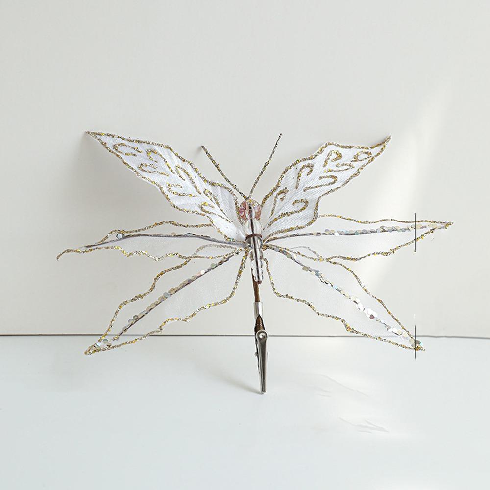 Блестящая Рождественская Имитация Бабочки Флокированная Бабочка Украшение Рождественская Елка белый
Блестящая Рождественская Имитация Бабочки Флокированная Бабочка Украшение Рождественская Елка белый