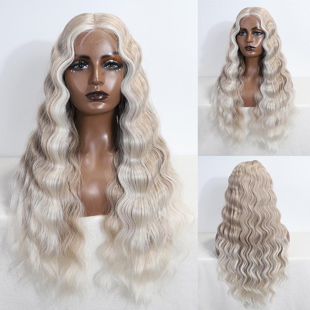FREEDOM Synthetic Lace Front Wigs For Women 28 Inch Loose Body Wavy Middle Part Wig Ombre Brown Blonde White Wig Cosplay Wigs (as the picture,28inches)
FREEDOM Synthetic Lace Front Wigs For Women 28 Inch Loose Body Wavy Middle Part Wig Ombre Brown Blonde White Wig Cosplay Wigs (as the picture,28inches)