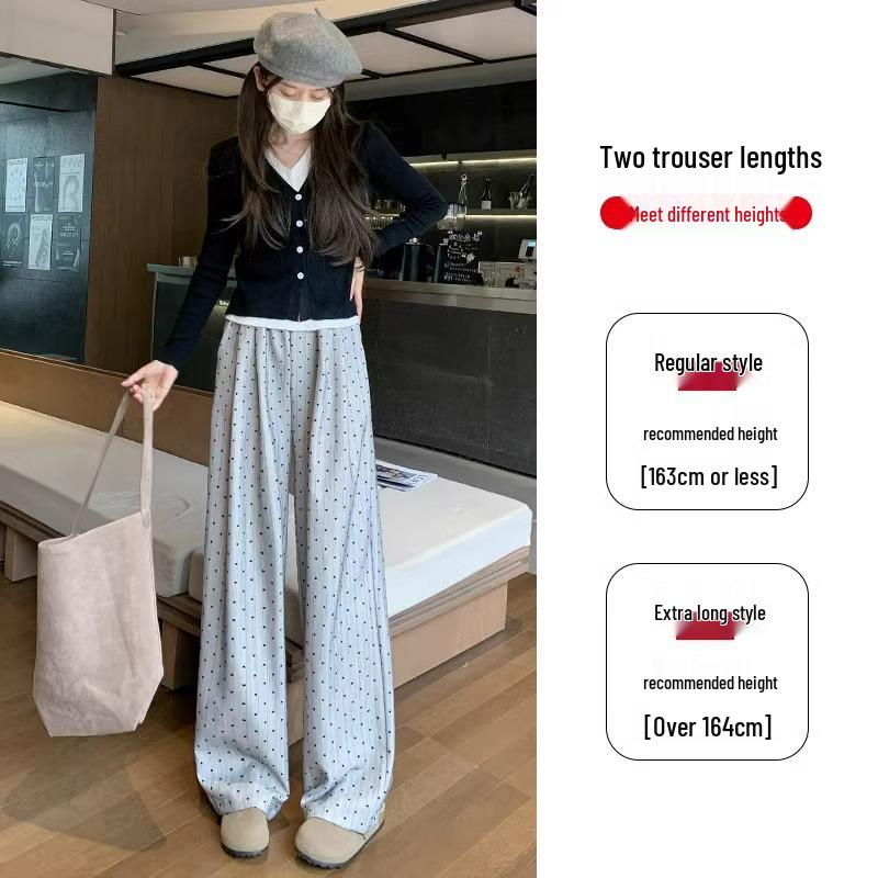 Petite Heart Flocked High Waist Wide-Leg Pants for Women - Spring & Autumn Casual Slimming Design XL (for 121-130 lbs)
Petite Heart Flocked High Waist Wide-Leg Pants for Women - Spring & Autumn Casual Slimming Design XL (for 121-130 lbs)