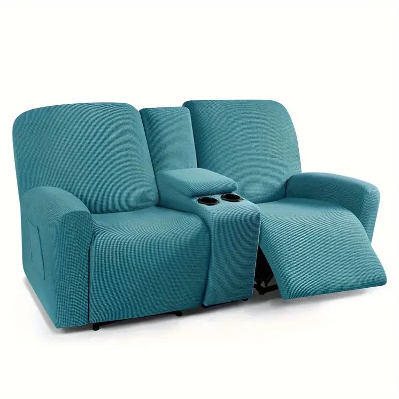 8pcs/set Recliner Sofa Covers All-inclusive Loveseat Center Console Sofa Covers Elastic 2Seater Couch Slipcovers with Cup Holder
8pcs/set Recliner Sofa Covers All-inclusive Loveseat Center Console Sofa Covers Elastic 2Seater Couch Slipcovers with Cup Holder