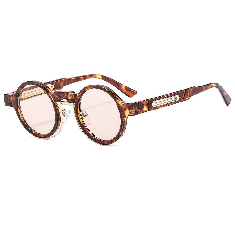 Ins Popular Small Round Punk Sunglasses Female Retro Clear Ocean Gradient Lens Sun Eyewear UV Protection 400 Male Double Color Sun Eyewear as picture
Ins Popular Small Round Punk Sunglasses Female Retro Clear Ocean Gradient Lens Sun Eyewear UV Protection 400 Male Double Color Sun Eyewear as picture