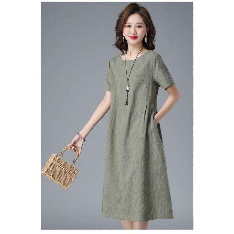Летнее хлопково-льняное платье, женственное модное платье с характером XL зелёный
Летнее хлопково-льняное платье, женственное модное платье с характером XL зелёный