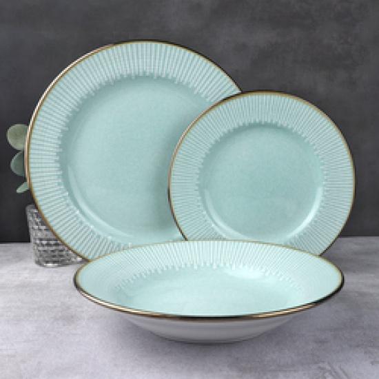 Светло-голубой глазурованный керамогранит, наборы столовой посуды Luxury Nordic Household Kitchen Set Party Ceramic
Светло-голубой глазурованный керамогранит, наборы столовой посуды Luxury Nordic Household Kitchen Set Party Ceramic