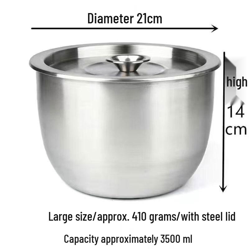 Min Nai Stainless Steel Deep Mixing Bowl
Min Nai Stainless Steel Deep Mixing Bowl