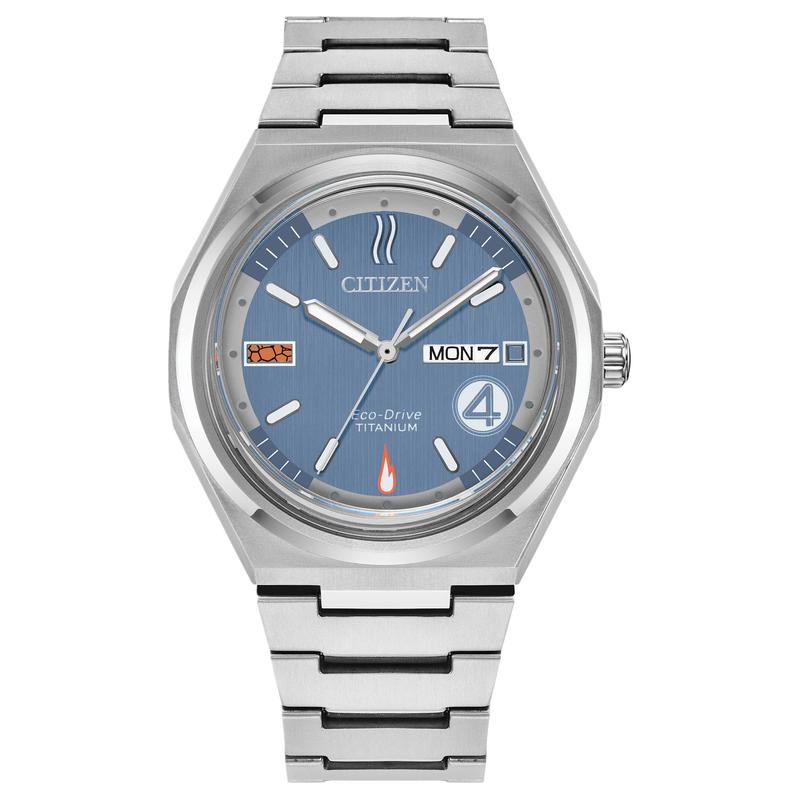 CITIZEN x Marvel Eco-Drive Series 100m Waterproof Solar Quartz Super Titanium Strap 39.5mm Men s Watch Blue Dial AW0131-66W синій
CITIZEN x Marvel Eco-Drive Series 100m Waterproof Solar Quartz Super Titanium Strap 39.5mm Men s Watch Blue Dial AW0131-66W синій