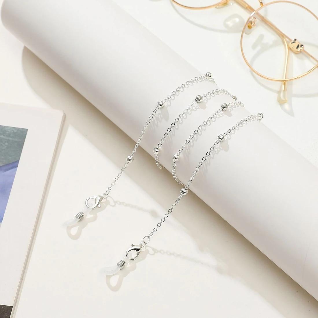 Модные цепочки для очков с имитацией жемчуга, маска для лица, цепочка с бусинами, женские винтажные металлические ремешки для солнцезащитных очков, ремешок для очков, держатель для шнура
Модные цепочки для очков с имитацией жемчуга, маска для лица, цепочка с бусинами, женские винтажные металлические ремешки для солнцезащитных очков, ремешок для очков, держатель для шнура