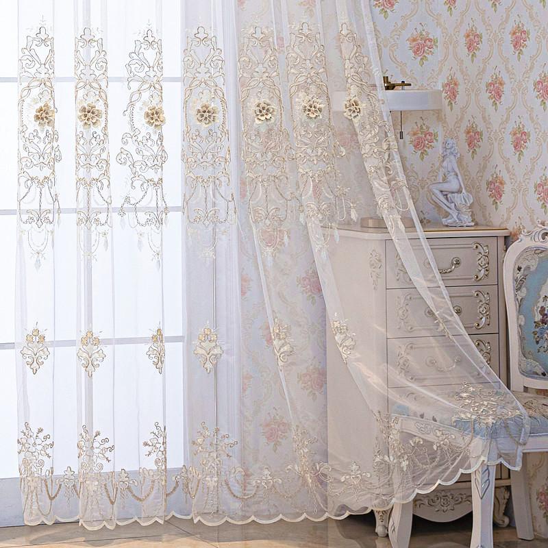 Вышитые шторы с цветочным узором для гостиной, спальни, балкона, современный стиль, светопропускающие вуалевые шторы с люверсами, всесезонные прозрачные шторы для окна 140*270cm
Вышитые шторы с цветочным узором для гостиной, спальни, балкона, современный стиль, светопропускающие вуалевые шторы с люверсами, всесезонные прозрачные шторы для окна 140*270cm