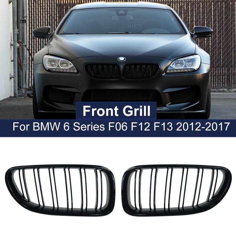 Replacement Front Bumper Kiney Grille Mesh Hood For BMW 2012-2017 6 Series F06 F12 F13 ABS Gloss Black Double Line Racing Grills
Replacement Front Bumper Kiney Grille Mesh Hood For BMW 2012-2017 6 Series F06 F12 F13 ABS Gloss Black Double Line Racing Grills