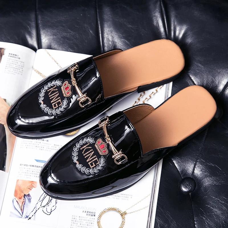 Luxury Designer Brand Mens Sandals Loafers Slippers for Male Multicolor Half Shoes for Men Casual Shoes Man Slip on Flats Mules 43
Luxury Designer Brand Mens Sandals Loafers Slippers for Male Multicolor Half Shoes for Men Casual Shoes Man Slip on Flats Mules 43