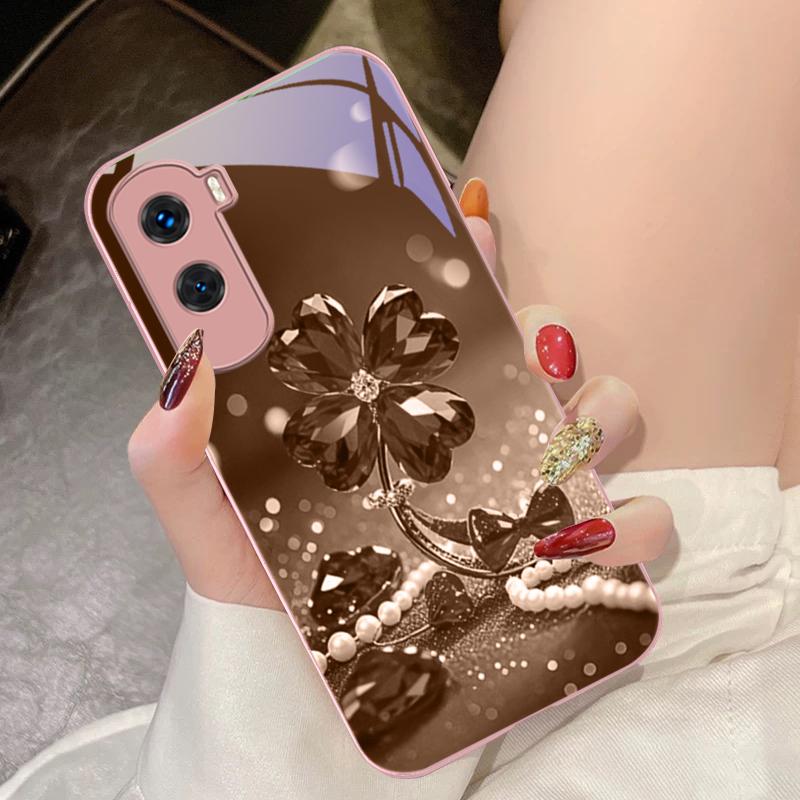 Lucky Four Leaf Flower For Honor 200 90 8X 9X Pro Lite P50 P40 Nova 10 11i P60 Magic4 6 Mate 20 50 Tempered Glass Phone Case For Huawei P40 Pro
Lucky Four Leaf Flower For Honor 200 90 8X 9X Pro Lite P50 P40 Nova 10 11i P60 Magic4 6 Mate 20 50 Tempered Glass Phone Case For Huawei P40 Pro