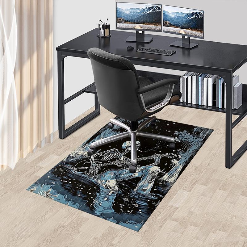 Spooky Skeleton Guitarist Chair Mat: Office Carpet with Gothic Vibes, Perfect for Home Decor and Gift Ideas - Fits All Rooms!0201A 60cm by 90cm
Spooky Skeleton Guitarist Chair Mat: Office Carpet with Gothic Vibes, Perfect for Home Decor and Gift Ideas - Fits All Rooms!0201A 60cm by 90cm