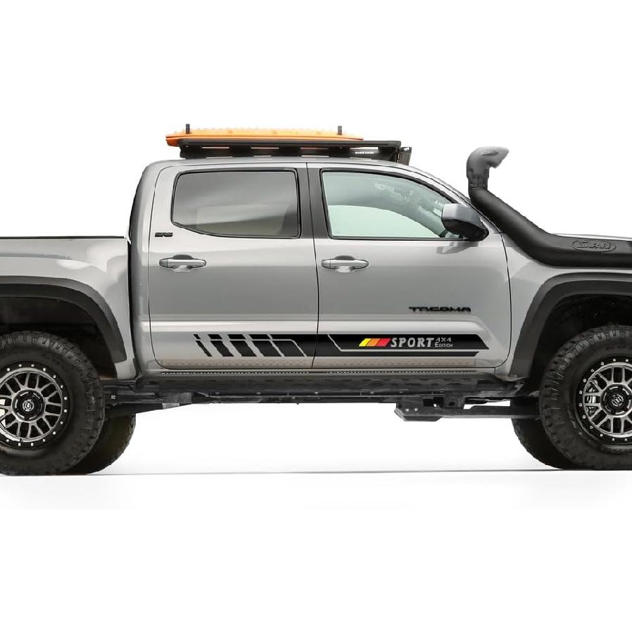 2X Side Door Stripes Decal Sticker Sport Edition 4X4 Compatible with Toyota Tacoma 2004 - Present (#02) (Matte Black) матовый черный
2X Side Door Stripes Decal Sticker Sport Edition 4X4 Compatible with Toyota Tacoma 2004 - Present (#02) (Matte Black) матовый черный