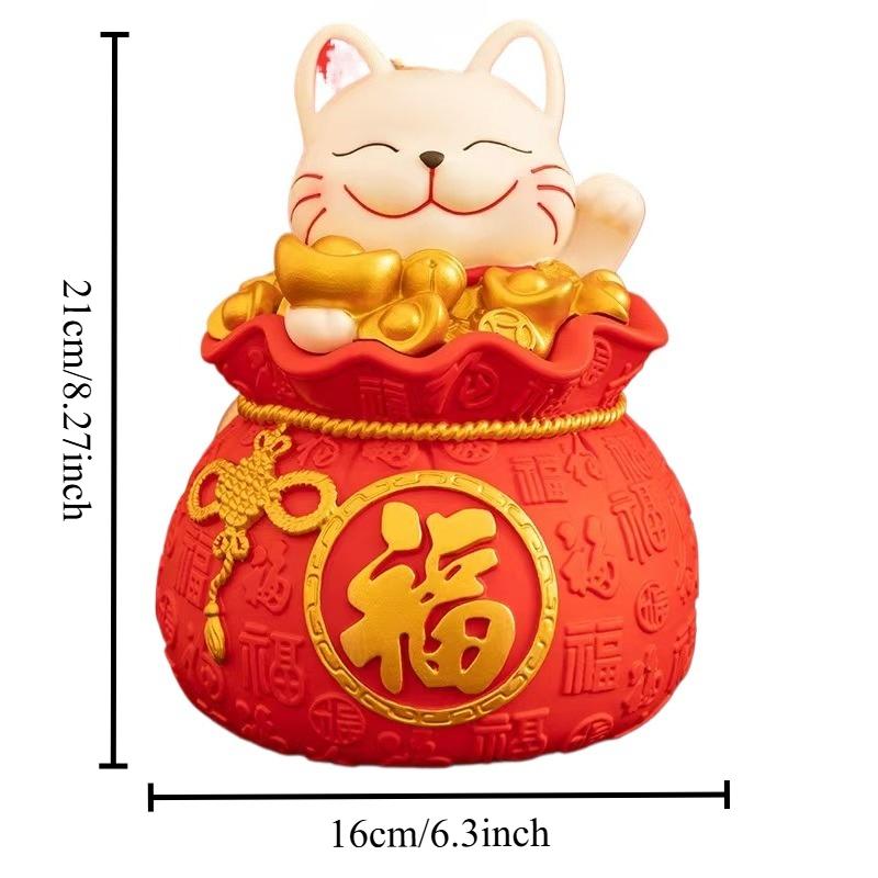 1Pcs Lucky Cat Money Box Cute Safe Kids Birthday Gifts for Boys Girls Savings Coins Banking Home Decor New Year
1Pcs Lucky Cat Money Box Cute Safe Kids Birthday Gifts for Boys Girls Savings Coins Banking Home Decor New Year