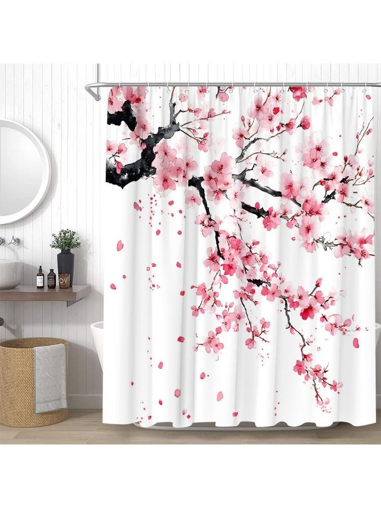 Pink Cherry Blossom Shower Curtain Plum Flowers Floral Japanese Asian Anime White Watercolor Bathroom Decor Curtains W60H190(CM)-1 Pcs
Pink Cherry Blossom Shower Curtain Plum Flowers Floral Japanese Asian Anime White Watercolor Bathroom Decor Curtains W60H190(CM)-1 Pcs