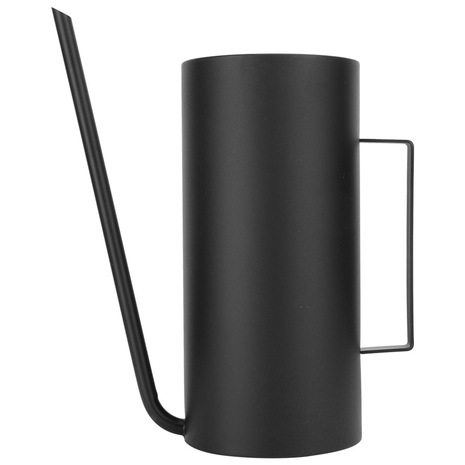 Stainless Steel Long Spout Flower Plant Watering Can Pot for Patio Garden Lawn Black 1.5L
Stainless Steel Long Spout Flower Plant Watering Can Pot for Patio Garden Lawn Black 1.5L