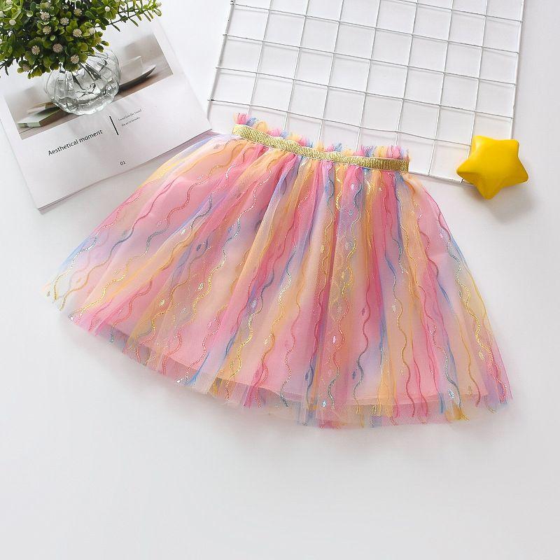 New Rainbow Gradient Half Skirt for Girls In Summer Children s Performance Skirt 90 радужный
New Rainbow Gradient Half Skirt for Girls In Summer Children s Performance Skirt 90 радужный