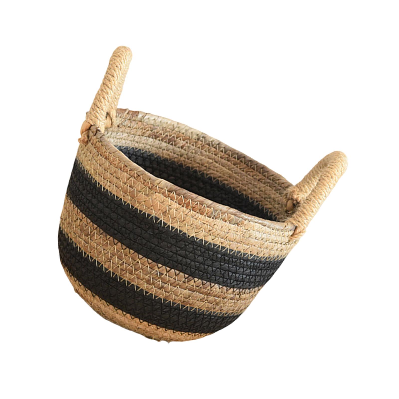 Functiaonl Woven Plant Basket Stable Flower Planter Decorative Pots Cover and Closet Storage Bin for Home or Office
Functiaonl Woven Plant Basket Stable Flower Planter Decorative Pots Cover and Closet Storage Bin for Home or Office