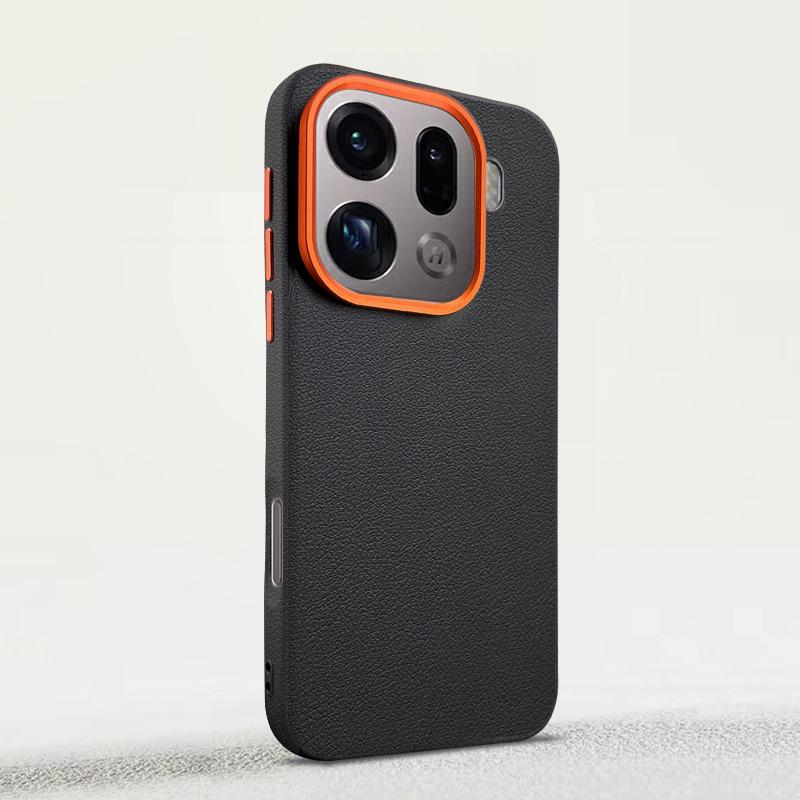 FindX9 Magnetic Suction Plain Leather Mobile Phone Case for Oppo Find X9 Pro Curved Screen+Metal Lens+All-inclusive Hard Shell OPPO Find X9
FindX9 Magnetic Suction Plain Leather Mobile Phone Case for Oppo Find X9 Pro Curved Screen+Metal Lens+All-inclusive Hard Shell OPPO Find X9
