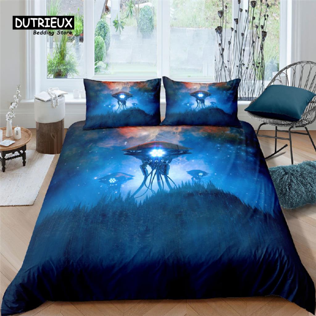 Luxury 3D Cartoon UFO Print Home Living Comfortable Duvet Cover Set Pillowcase Bedding Set Queen and King EU/US/AU/UK Size EU single(135x200cm)
Luxury 3D Cartoon UFO Print Home Living Comfortable Duvet Cover Set Pillowcase Bedding Set Queen and King EU/US/AU/UK Size EU single(135x200cm)