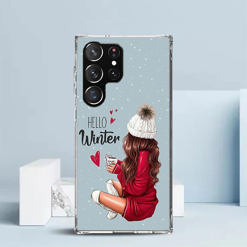 Christmas Art Girls Coffee Phone Case For Samsung Galaxy S24 S25 Edge S26 Ultra S22 S23 Plus S21 + S20 FE Soft TPU Back Cover Ga Samsung S25
Christmas Art Girls Coffee Phone Case For Samsung Galaxy S24 S25 Edge S26 Ultra S22 S23 Plus S21 + S20 FE Soft TPU Back Cover Ga Samsung S25