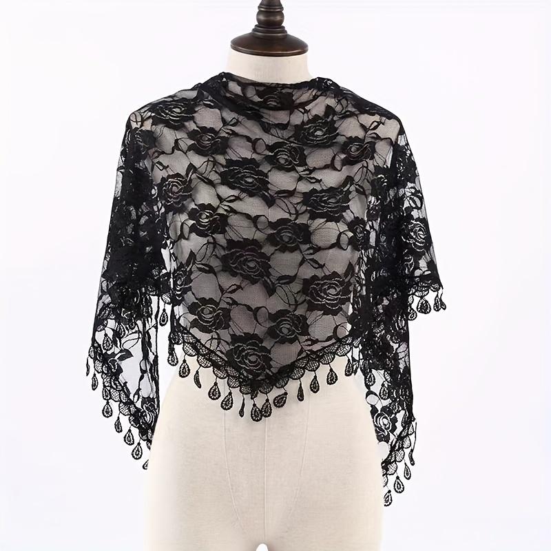 1 шт. Новая модная однотонная универсальная женская однотонная ажурная роза с кисточками треугольная шаль-шарф чёрный
1 шт. Новая модная однотонная универсальная женская однотонная ажурная роза с кисточками треугольная шаль-шарф чёрный