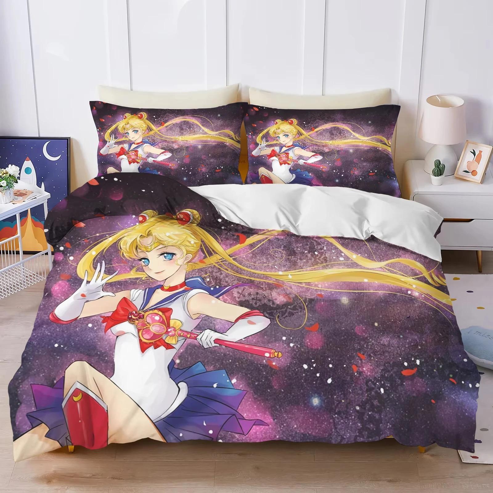 Аніме S-Sailor & M-Moon Постільна білизна, Підковдра Ковдра Комплект для ліжка Наволочка, Розмір Кінг Квін Твін Для хлопчиків Дівчаток Дорослих AU Single 140x210cm
Аніме S-Sailor & M-Moon Постільна білизна, Підковдра Ковдра Комплект для ліжка Наволочка, Розмір Кінг Квін Твін Для хлопчиків Дівчаток Дорослих AU Single 140x210cm
