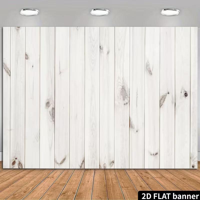 2D Rustic White Wood Backdrop - Natural Wooden Texture Banner for Wedding & Event Decoration 47.2x31.5inch/120*80cm
2D Rustic White Wood Backdrop - Natural Wooden Texture Banner for Wedding & Event Decoration 47.2x31.5inch/120*80cm