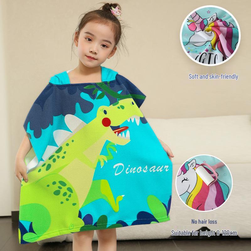 Kids Cartoon Hooded Bath Towel & Beach Cape - Large Absorbent Bathrobe Cloak Small size 60*60cm (recommended height 0-120cm)
Kids Cartoon Hooded Bath Towel & Beach Cape - Large Absorbent Bathrobe Cloak Small size 60*60cm (recommended height 0-120cm)