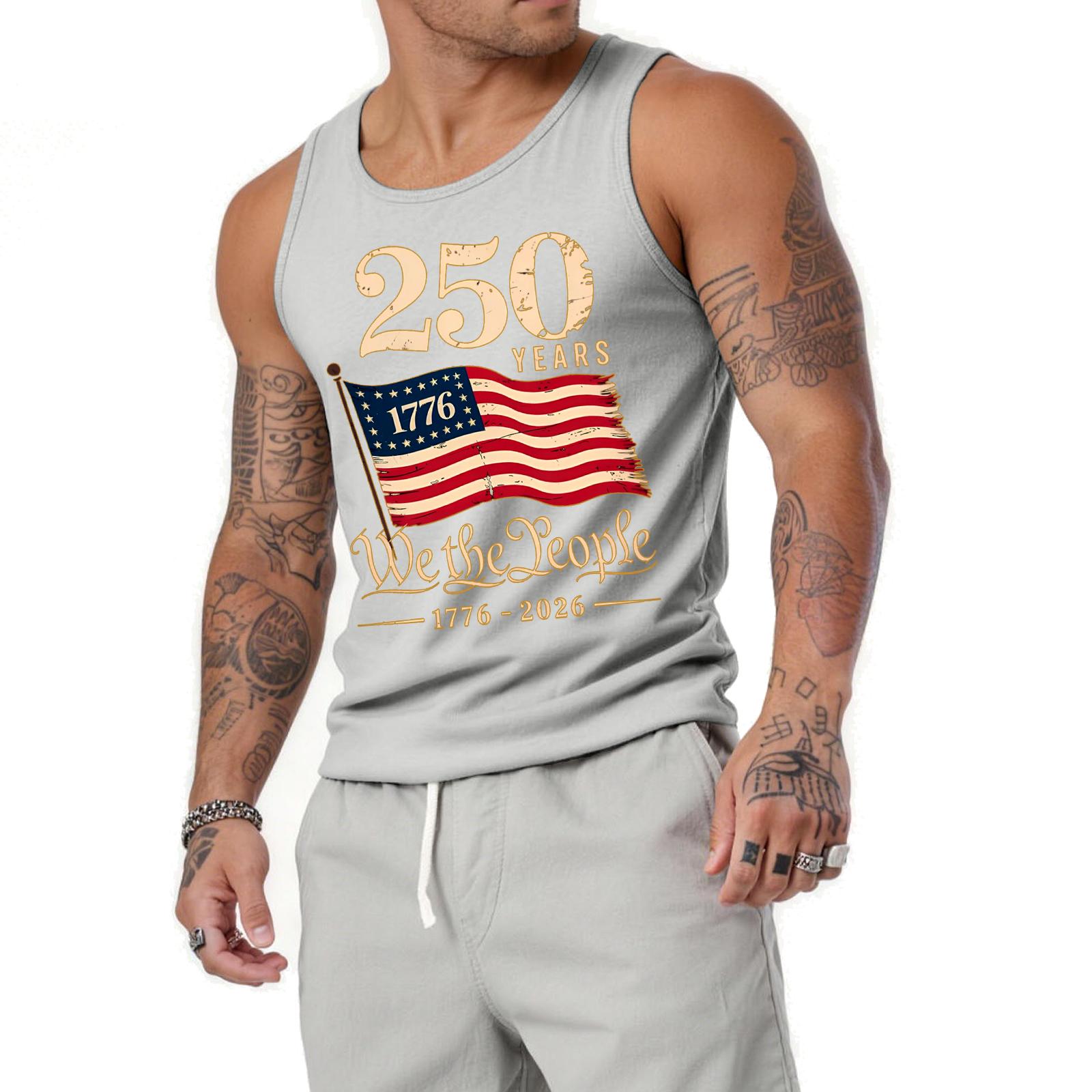 Men s Relaxed-Fit Flag-Print Sleeveless Tank Top XL білий
Men s Relaxed-Fit Flag-Print Sleeveless Tank Top XL білий
