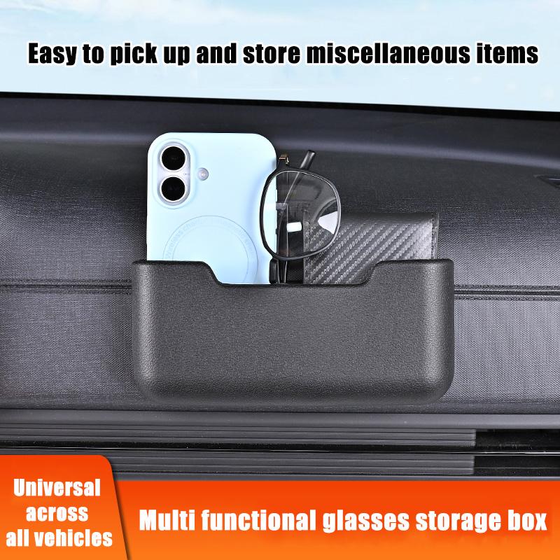 Car glasses storage box, multifunctional card, ticket, key, small item storage, storage and storage device чёрный
Car glasses storage box, multifunctional card, ticket, key, small item storage, storage and storage device чёрный