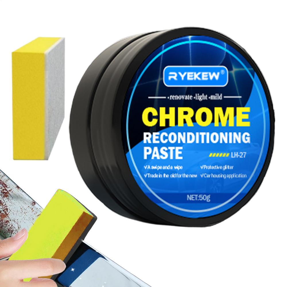 Крем для полировки хрома Восстановитель Полироль для металла для защиты краски Полироль для металла Эффективное средство для защиты хрома от выхлопных газов
Крем для полировки хрома Восстановитель Полироль для металла для защиты краски Полироль для металла Эффективное средство для защиты хрома от выхлопных газов