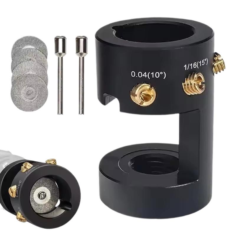 Точилка для вольфрамовых электродов Инструменты для сварки TIG Многоугольная и смещенная Горизонтальные отверстия с прорезями для отрезки, Инструменты для шлифовки электродов чёрный
Точилка для вольфрамовых электродов Инструменты для сварки TIG Многоугольная и смещенная Горизонтальные отверстия с прорезями для отрезки, Инструменты для шлифовки электродов чёрный