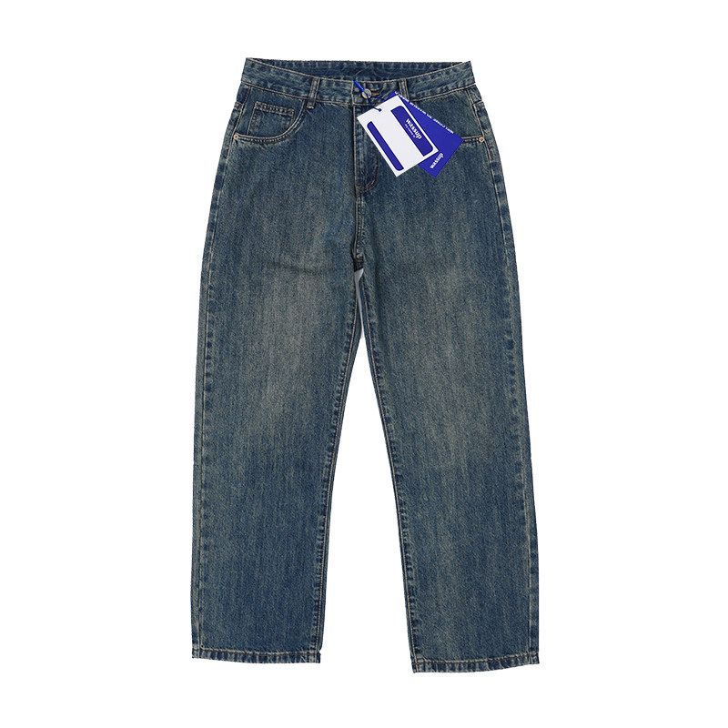 Wassup Trendy Retro Blue Distressed Washed Straight-Leg Jeans for Men, Fashionable Versatile Cool High Street Casual Pants Blue EUR40
Wassup Trendy Retro Blue Distressed Washed Straight-Leg Jeans for Men, Fashionable Versatile Cool High Street Casual Pants Blue EUR40