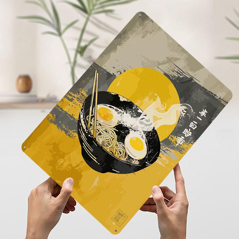 Ramen Bowl With Eggs and Chopsticks Poster Customized Wall Art Vintage Metal Signs Retro Tin Plaque for Man Cave Office Decor 7.9x11.8In(20x30cm)
Ramen Bowl With Eggs and Chopsticks Poster Customized Wall Art Vintage Metal Signs Retro Tin Plaque for Man Cave Office Decor 7.9x11.8In(20x30cm)