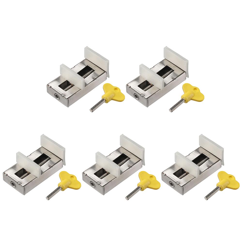 Sliver Window Limit Lock with Key Safety Window Lock Anti Theft Limit Lock for Window 1Pc
Sliver Window Limit Lock with Key Safety Window Lock Anti Theft Limit Lock for Window 1Pc