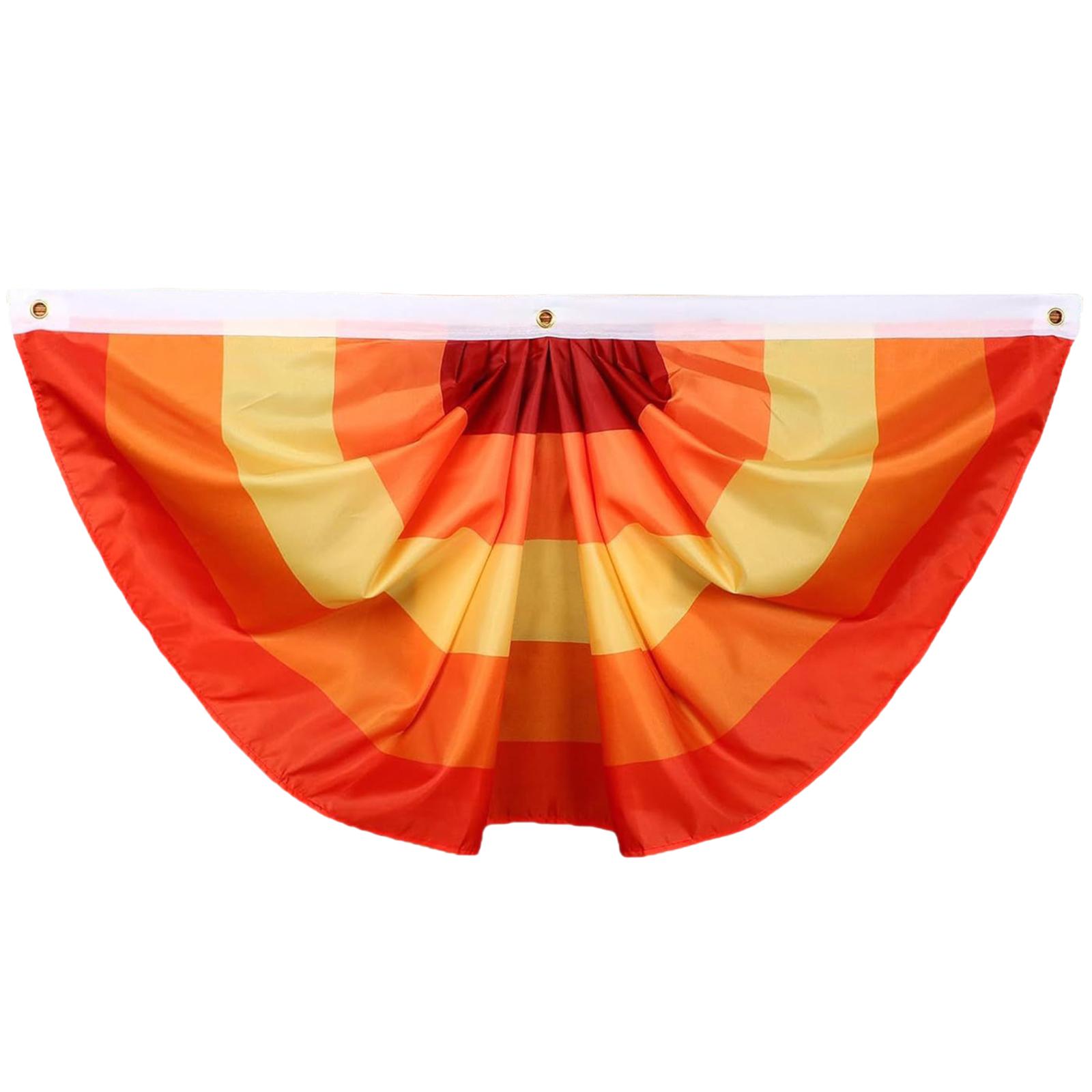 Christmas Pleated Fan Flag Windproof Fan-Shaped Decorative Flag Striped Semicircular Flag for Garden Awning Fireplace Garage
Christmas Pleated Fan Flag Windproof Fan-Shaped Decorative Flag Striped Semicircular Flag for Garden Awning Fireplace Garage