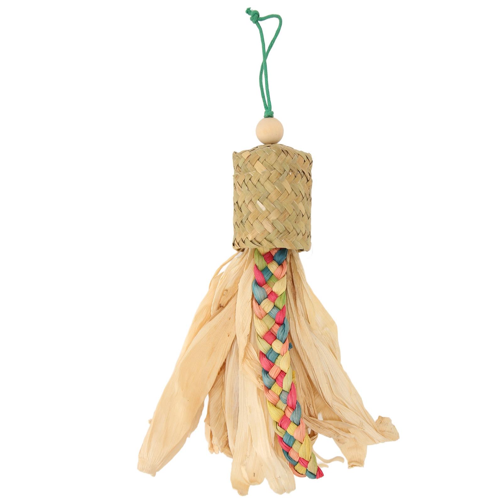 Parrot Chewing Toys Palm Leaf Weaving Biting Toys Bite Proof Bored Reduction Hanging Chew Toys for
Parrot Chewing Toys Palm Leaf Weaving Biting Toys Bite Proof Bored Reduction Hanging Chew Toys for