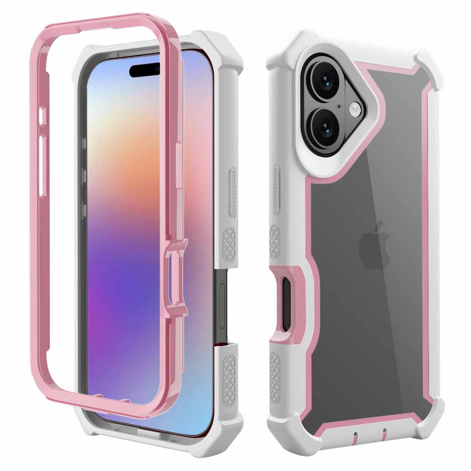 For iPhone 17 Case Reinforced Corner Design TPU + PC Shockproof Phone Cover
For iPhone 17 Case Reinforced Corner Design TPU + PC Shockproof Phone Cover