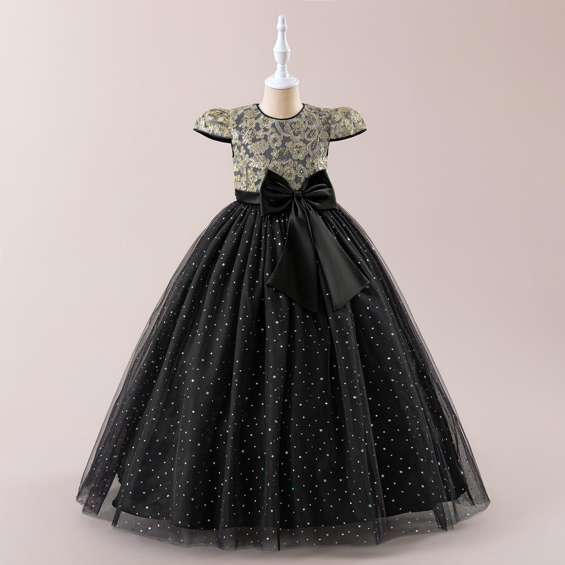 Embroidered Princess Dress for Girls - Puff Sleeves, Bow, Puffy Skirt, Birthday Party Outfit 10Y=150CM
Embroidered Princess Dress for Girls - Puff Sleeves, Bow, Puffy Skirt, Birthday Party Outfit 10Y=150CM