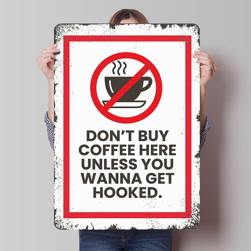 Funny Coffee Warning Sign Tin Plaque Poster Customized Wall Art Retro Vintage Metal Signs for Man Cave Home Decor Items Room Men 7.9x11.8In(20x30cm)
Funny Coffee Warning Sign Tin Plaque Poster Customized Wall Art Retro Vintage Metal Signs for Man Cave Home Decor Items Room Men 7.9x11.8In(20x30cm)