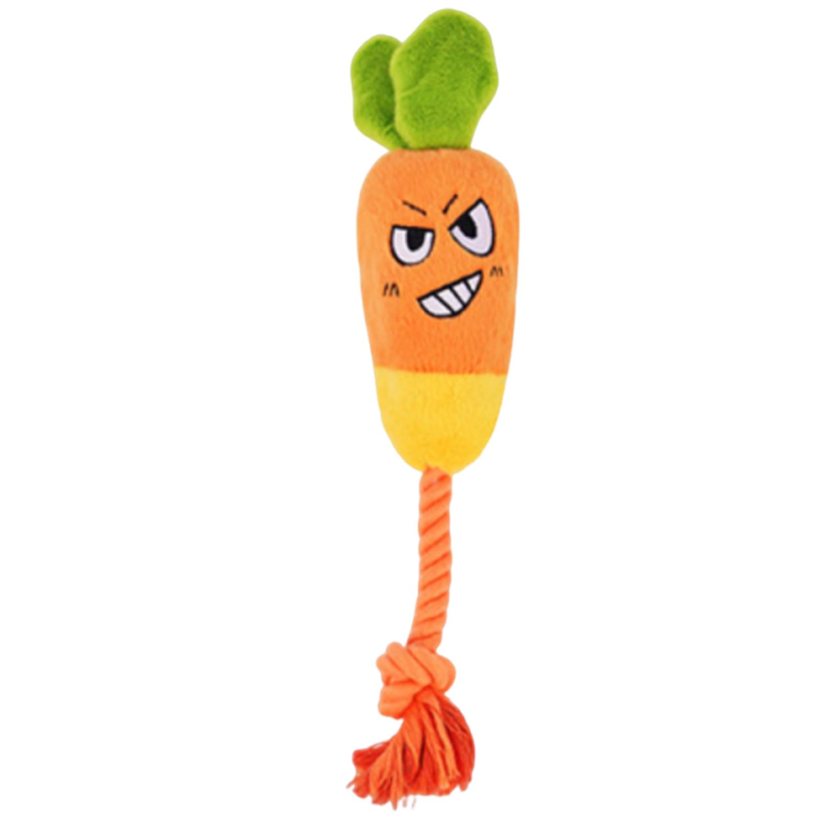 Pet Plush Squeaky Cotton Rope Toy for Dogs and Cats Durable Chew Toy with Cartoon Radish Design Soft Interactive Play Toy for Pets One Size помаранчевий
Pet Plush Squeaky Cotton Rope Toy for Dogs and Cats Durable Chew Toy with Cartoon Radish Design Soft Interactive Play Toy for Pets One Size помаранчевий