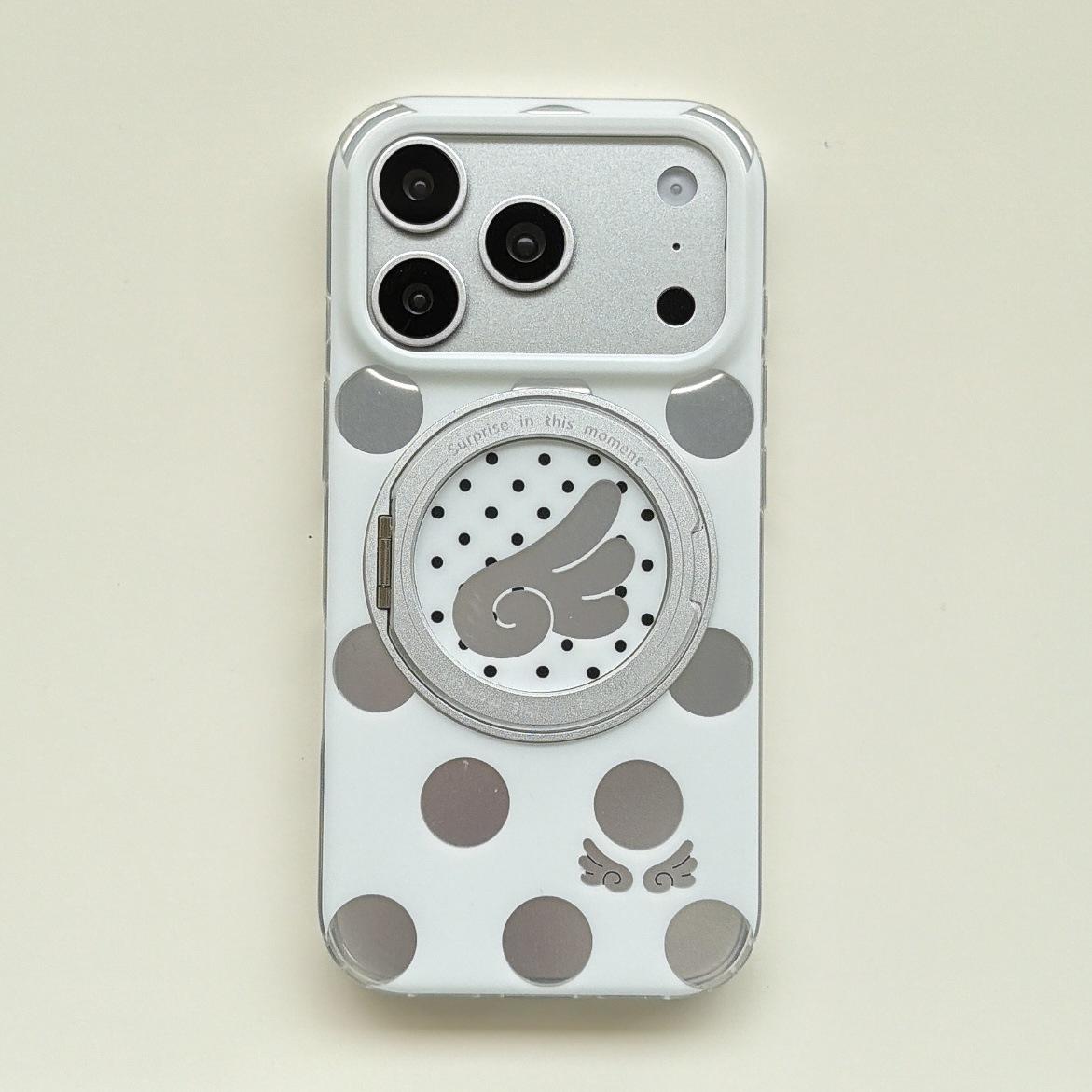 Korean Style Polka Dot 360° Rotating Stand Case for iPhone 17 Pro Max/16/15 Pro iPhone 17
Korean Style Polka Dot 360° Rotating Stand Case for iPhone 17 Pro Max/16/15 Pro iPhone 17