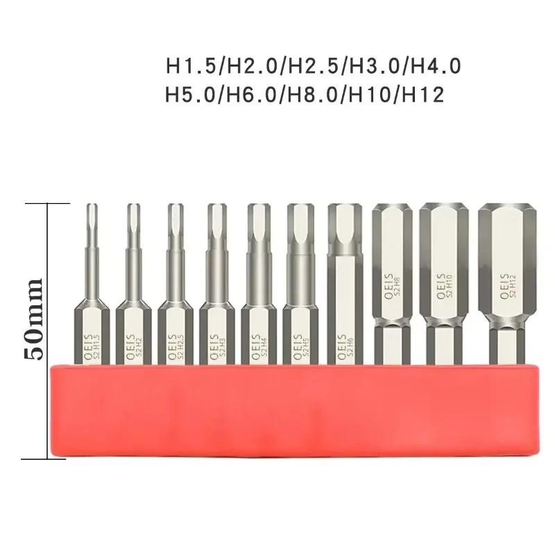 50mm 75mm 100mm Metric Antirust External Hexagonal Pneumatic Screwdriver Bit S2 Steel 1/4 Screwdriver Bit Set
50mm 75mm 100mm Metric Antirust External Hexagonal Pneumatic Screwdriver Bit S2 Steel 1/4 Screwdriver Bit Set