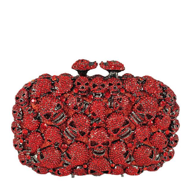 Boutique De FGG Halloween Orange\Black\Green Women Mini Skull Clutch Evening Bags Party Cocktail Haloween Crystal Purses Handbag Super Mini
Boutique De FGG Halloween Orange\Black\Green Women Mini Skull Clutch Evening Bags Party Cocktail Haloween Crystal Purses Handbag Super Mini