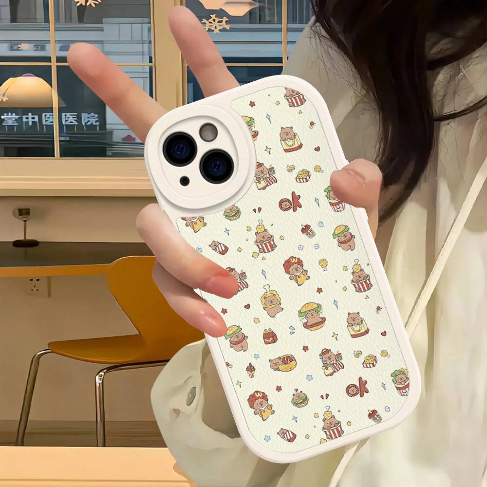 Cartoon Capybara Leather Phone Case For IPhone 16 16e 15 14 13 12 11 Pro Max Plus Mini Cover iphone 13
Cartoon Capybara Leather Phone Case For IPhone 16 16e 15 14 13 12 11 Pro Max Plus Mini Cover iphone 13