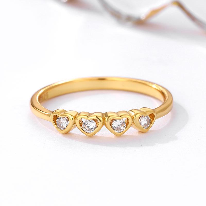Heart-Shaped European and American Women s Ring: S925 Sterling Silver with Diamonds & 18K Gold Plating. Size 9 золотой
Heart-Shaped European and American Women s Ring: S925 Sterling Silver with Diamonds & 18K Gold Plating. Size 9 золотой
